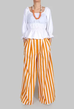 Beatrice B Shirts & Blouses^Milkmaid Blouse in White