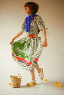 Conditions Apply Dresses^Milkmaid Dress in White