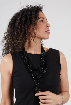 Pluslavie Necklaces^Mini Loop Plus in Black