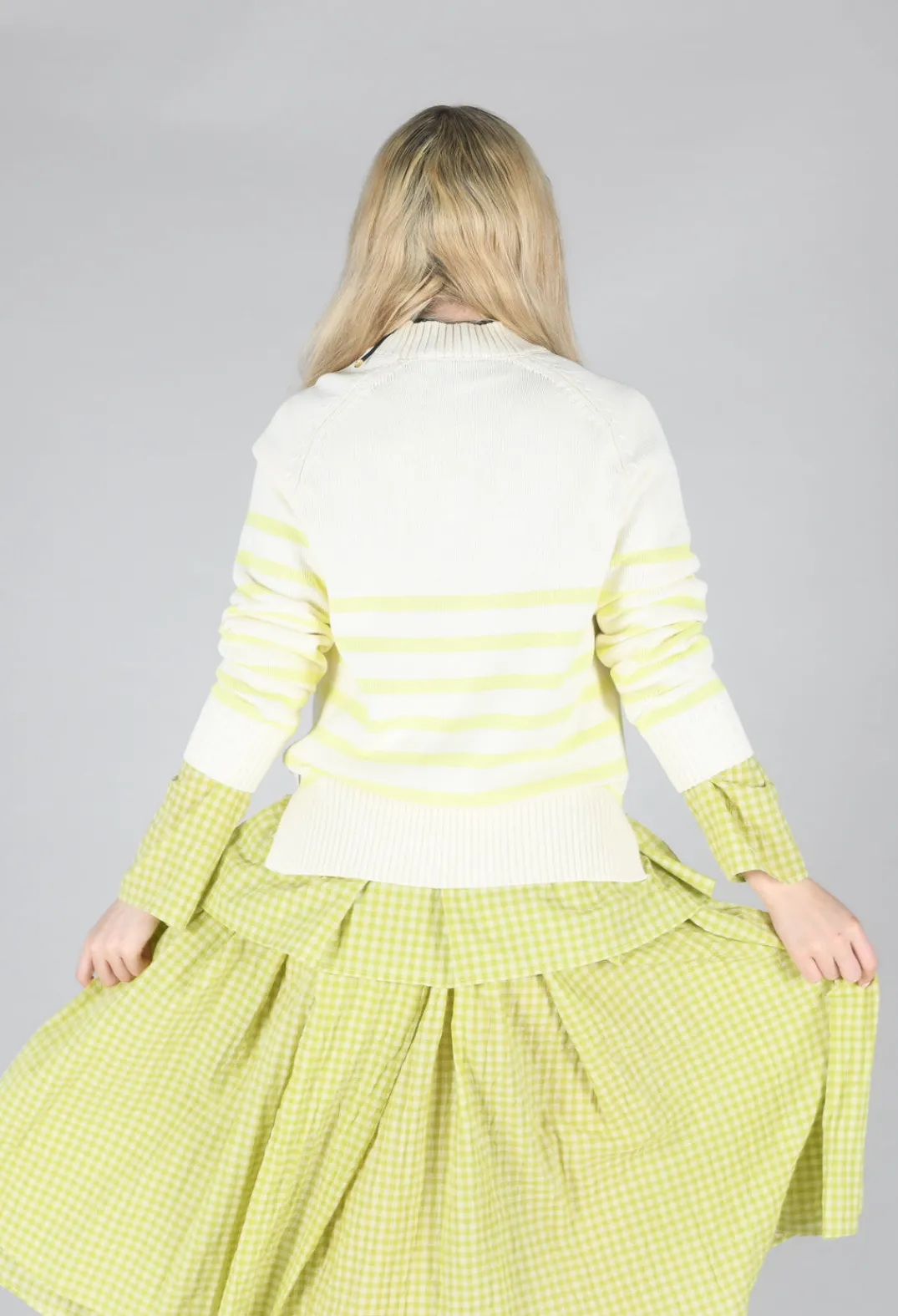 Ecoalf Jumpers^Moliealf Knit in Soft Lime