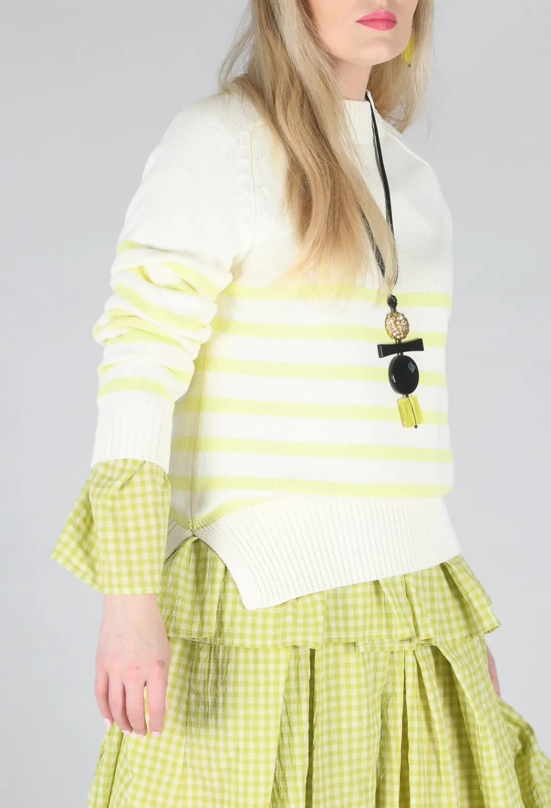 Ecoalf Jumpers^Moliealf Knit in Soft Lime