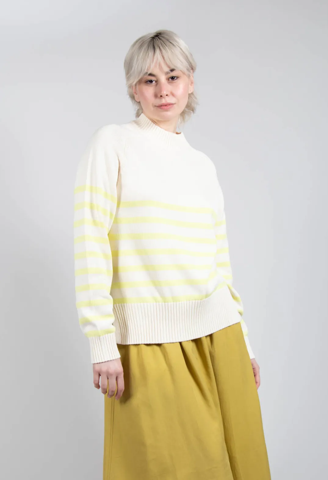 Ecoalf Jumpers^Moliealf Knit in Soft Lime