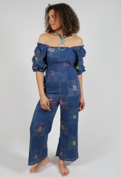 Conditions Apply Jumpsuits^Molly Handwoven Jumpsuit in Indigo