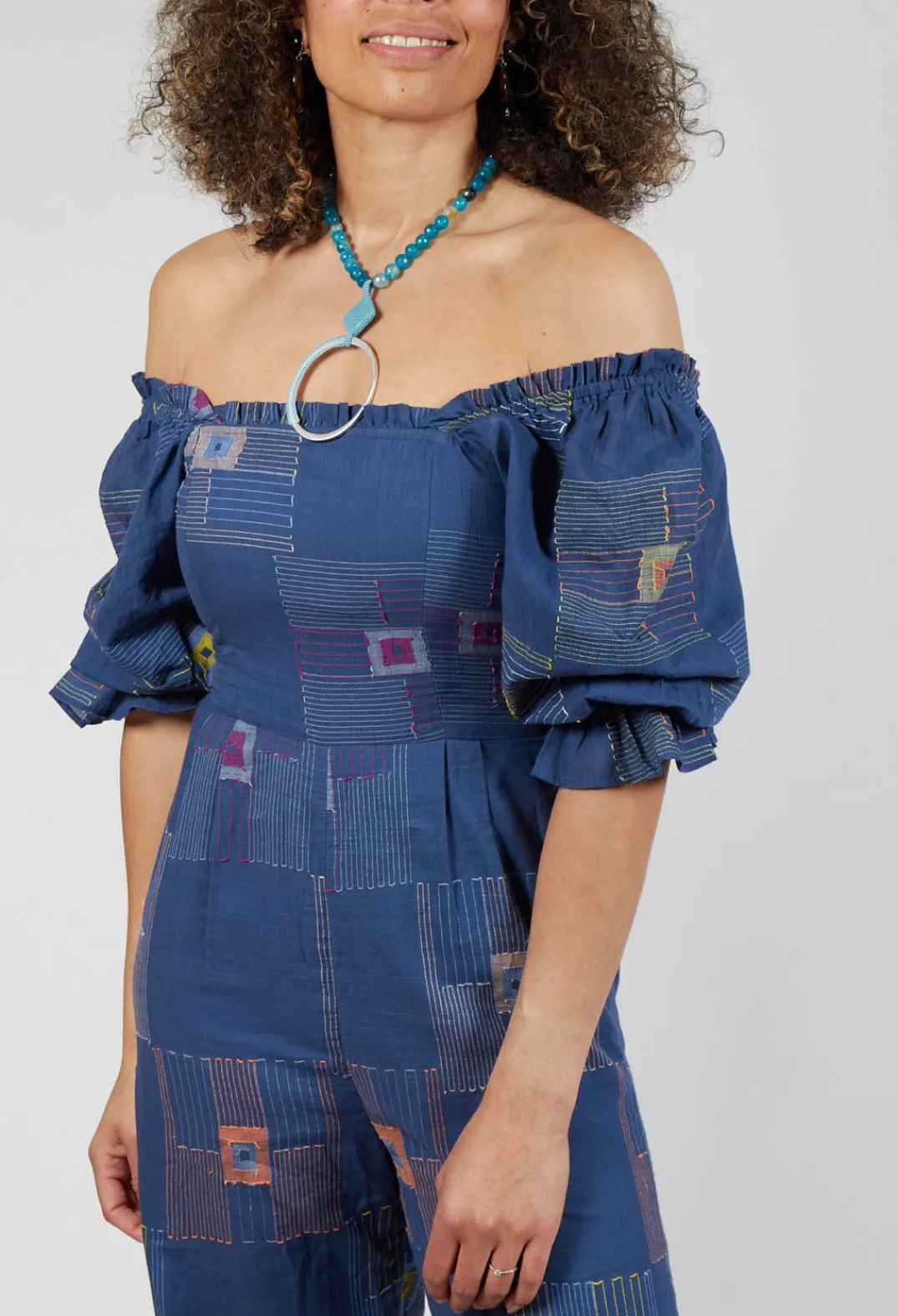 Conditions Apply Jumpsuits^Molly Handwoven Jumpsuit in Indigo