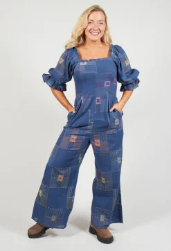 Conditions Apply Jumpsuits^Molly Handwoven Jumpsuit in Indigo