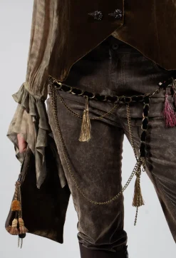 T.ba Life Belts^Monet Tassel Belt in Black