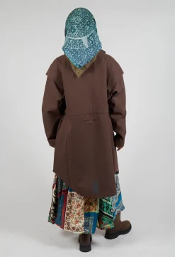 BRGN Coats^Monsun Coat in Chocolate Brown