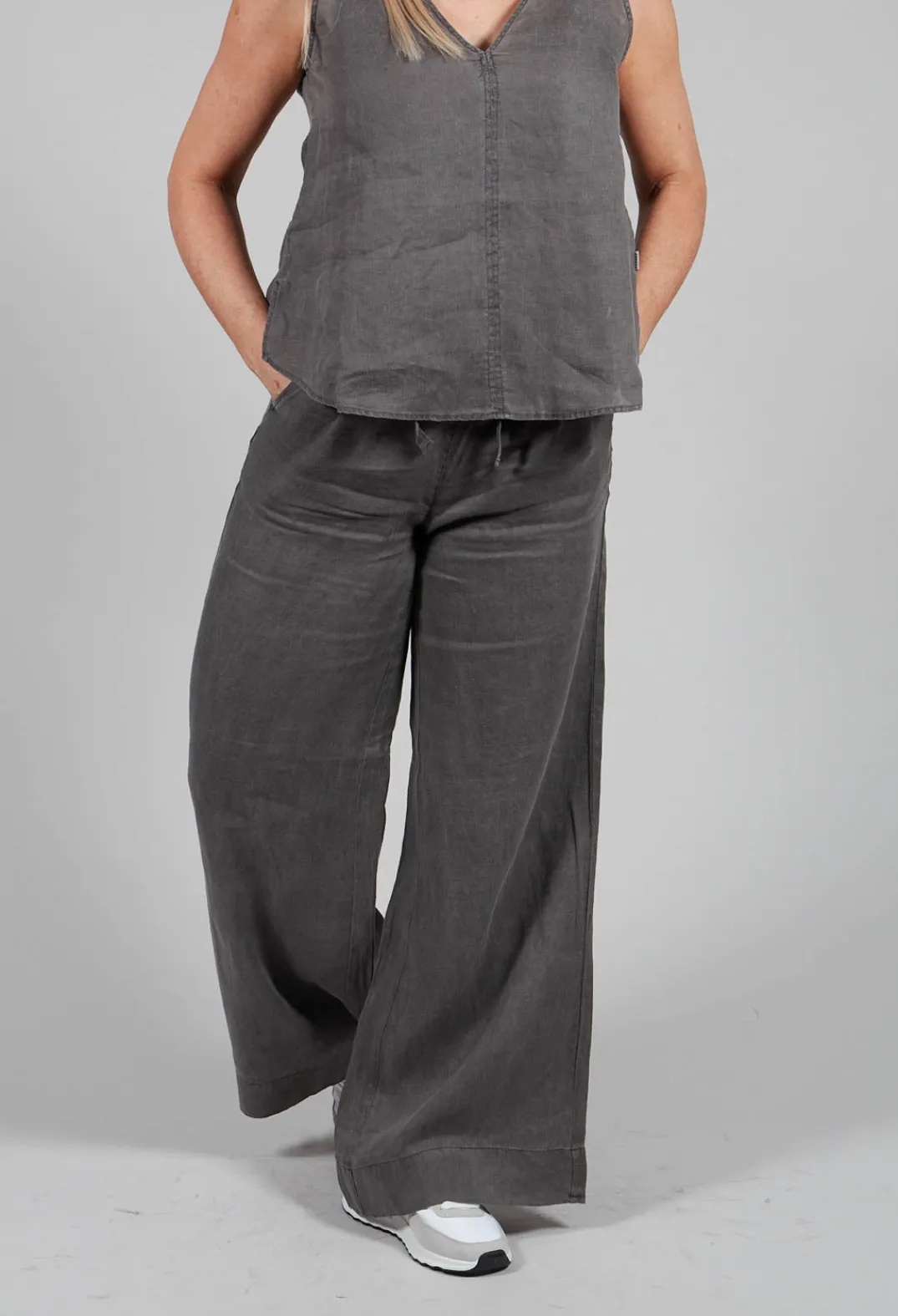 Ecoalf Trousers^Mosaalf Pants in Charcoal
