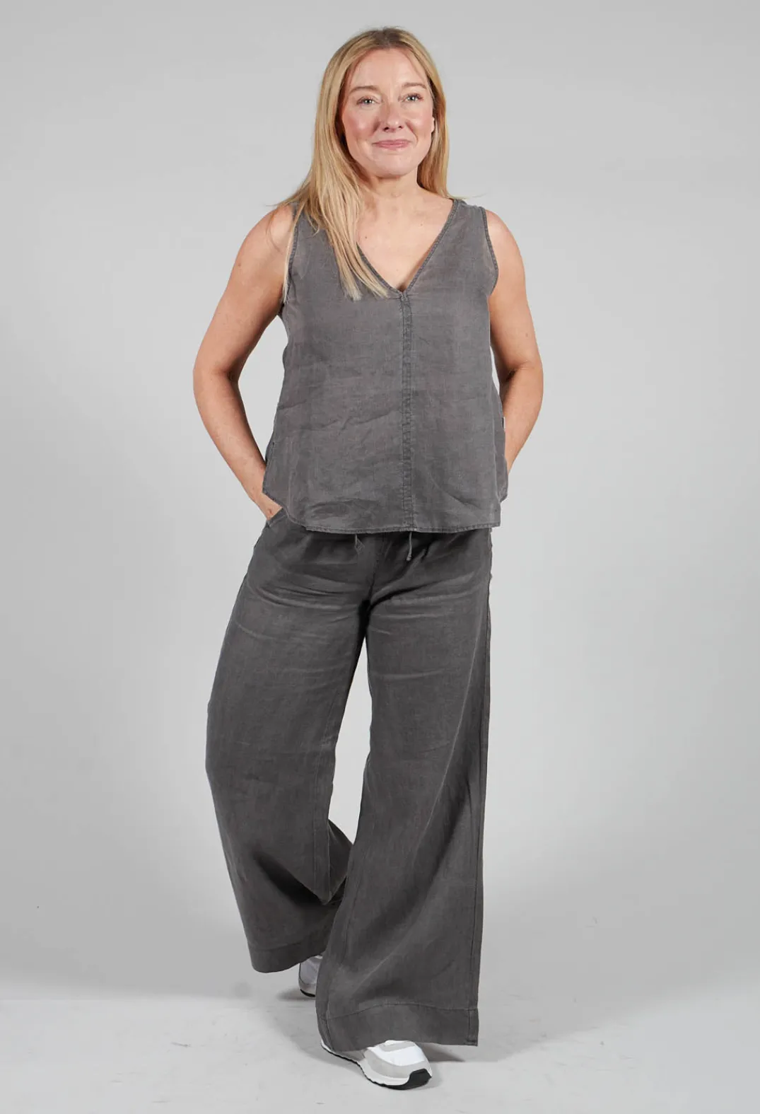 Ecoalf Trousers^Mosaalf Pants in Charcoal