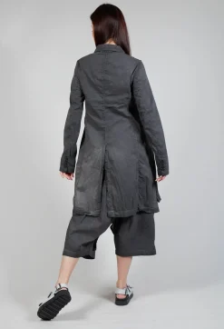 Rundholz Mainline Coats^Multi-Pocket Coat in Coal Cloud