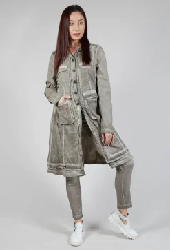 Rundholz Mainline Coats^Multi-Pocket Coat in Hay Cloud