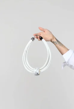 Katerina Vassou Necklaces^Multistrand Necklace With White Metal Pendant