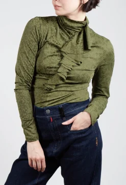 High Tops^Murmur Jersey Top in Green