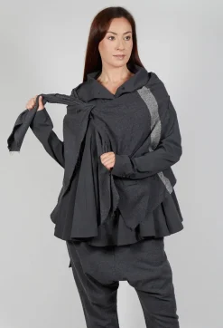 Rundholz Mainline Jackets^Neck Tie Jacket in Slate