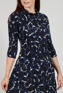Alquema Dresses^Nehry Coat Dress in Black Dynasty