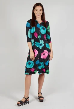 Alquema Dresses^Nehry Coat Dress in Black Valley