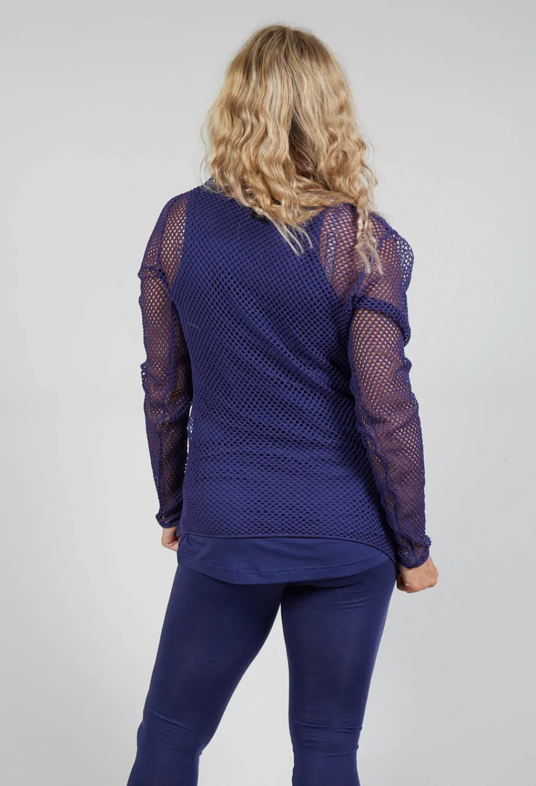 Rundholz Black Label Tops^Netted Top in Azur