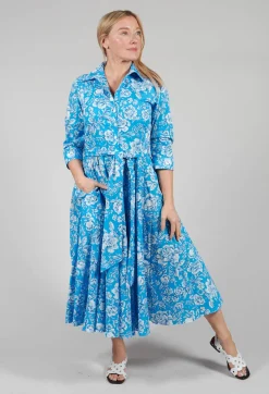 Lavi Dresses^Ninni Dress in Turchese-Panna