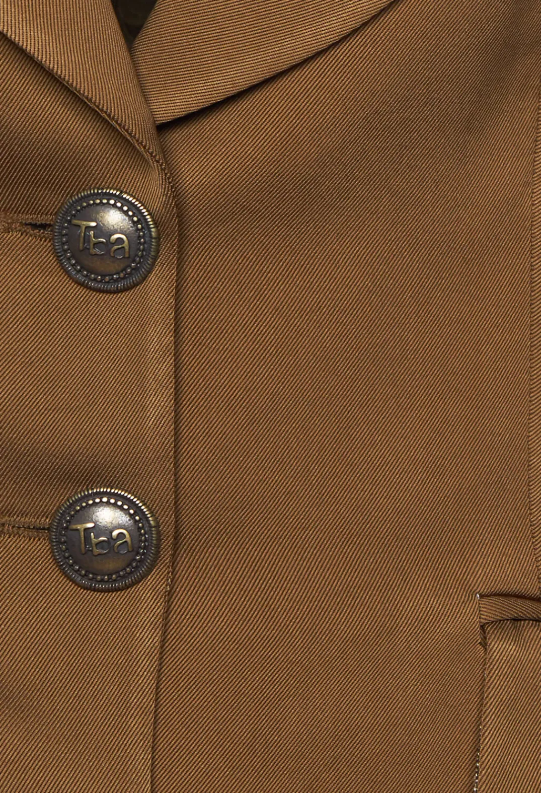 T.ba Jackets^Notched Lapel Blazer in Rust