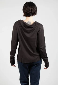 Aequamente Shirts & Blouses^Off The Shoulder Shirt in Ebano