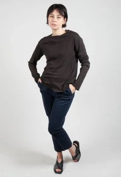 Aequamente Shirts & Blouses^Off The Shoulder Shirt in Ebano