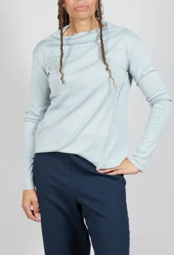 Aequamente Shirts & Blouses^Off The Shoulder Shirt in Ghiaccio