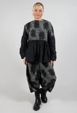 Xenia Design Tops^Oman Blouse in Black and White