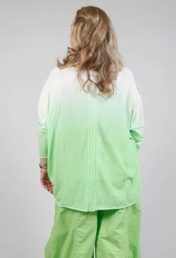 Rundholz Black Label Jumpers^Ombre Knitted Top in Lime Print