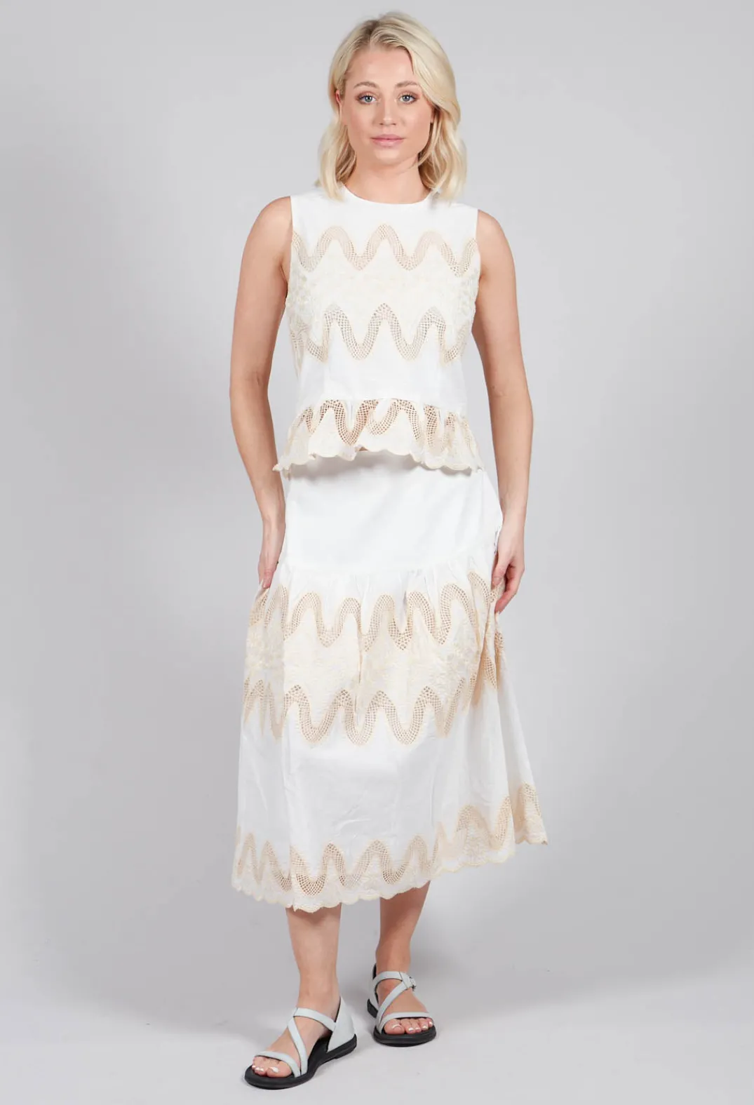 Rene Derhy Tops^Onxy Top in Blanc