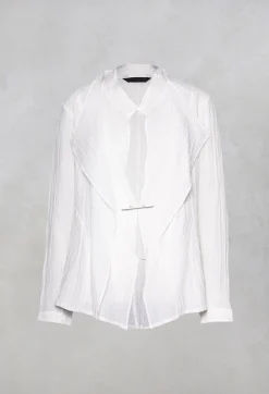 Moyuru Jackets^Open Front Jacket in White