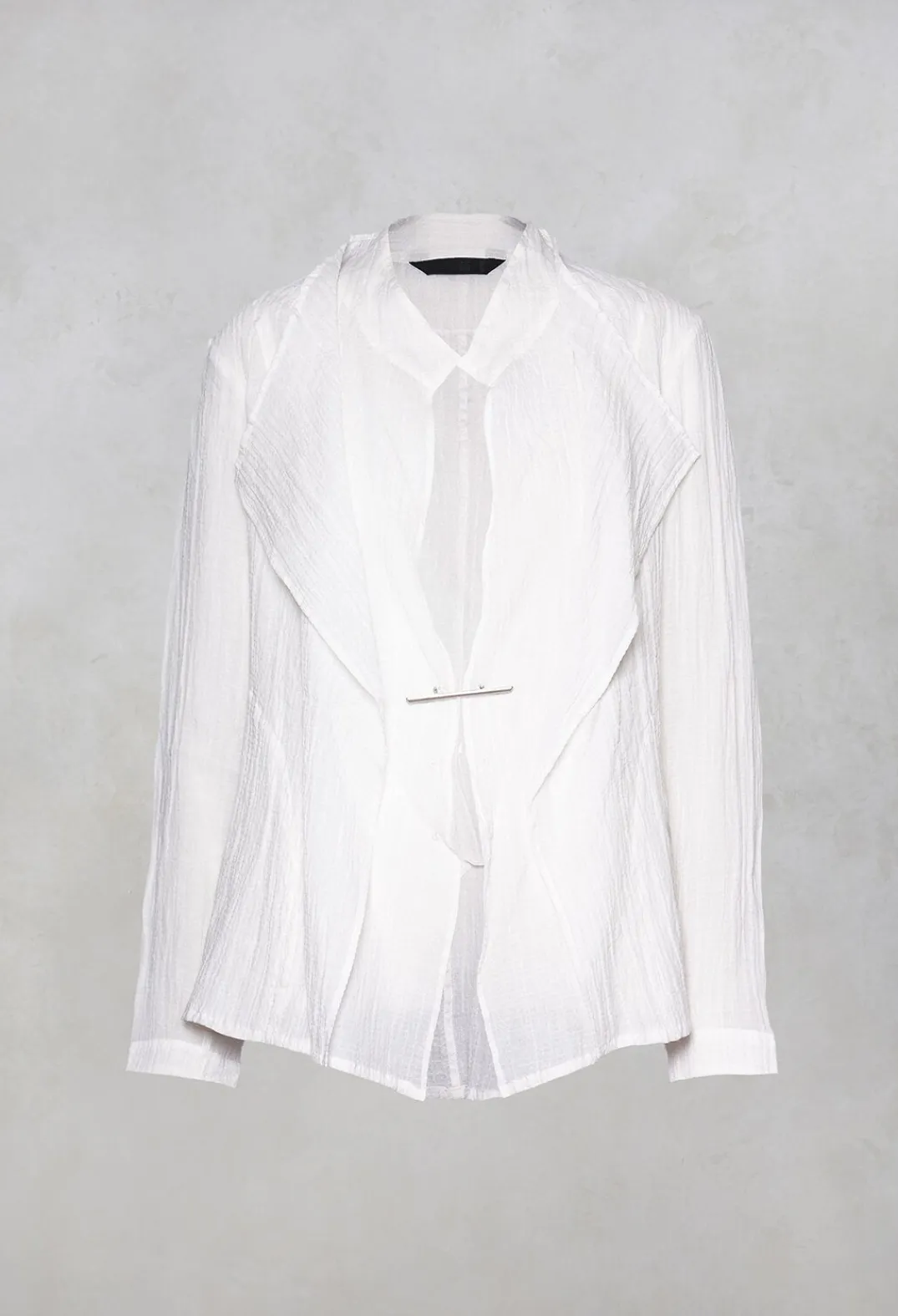 Moyuru Jackets^Open Front Jacket in White