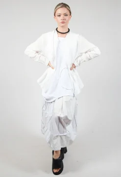Moyuru Jackets^Open Front Jacket in White