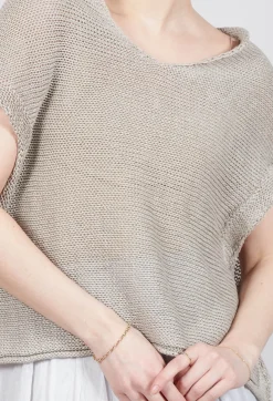 Rundholz Mainline Jumpers^Open Knit Jumper in Dust