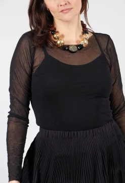 Xenia Design Tops^Or Top in Black