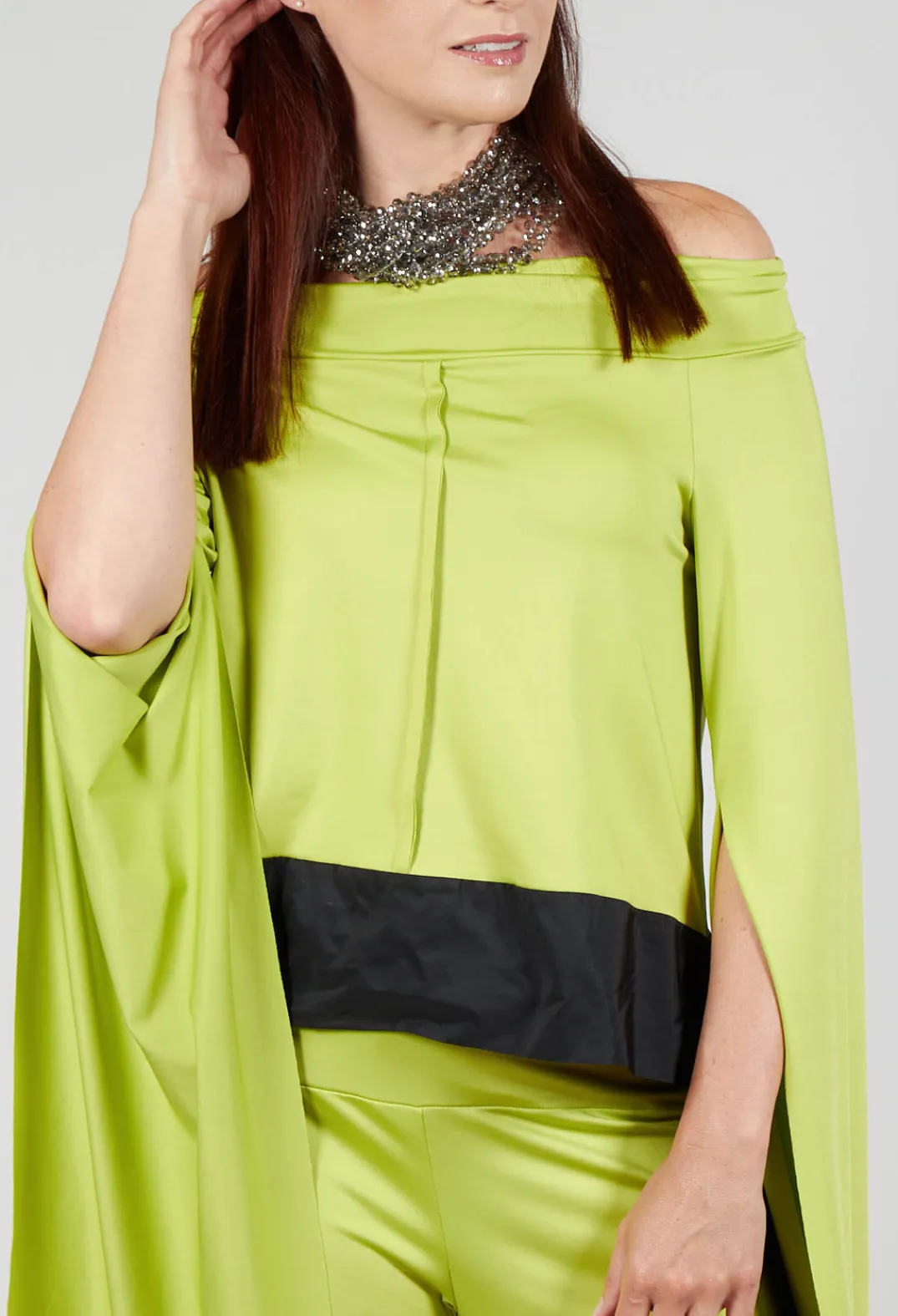 Xenia Design Shirts & Blouses^OSTA Shirt in Light Green Black