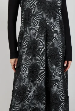 Xenia Design Dresses^Overall Printed Jumpsuit in Black and White
