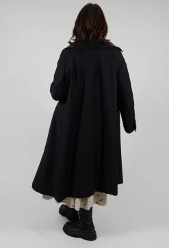 Malloni Coats^Overcoat in Degas Nero