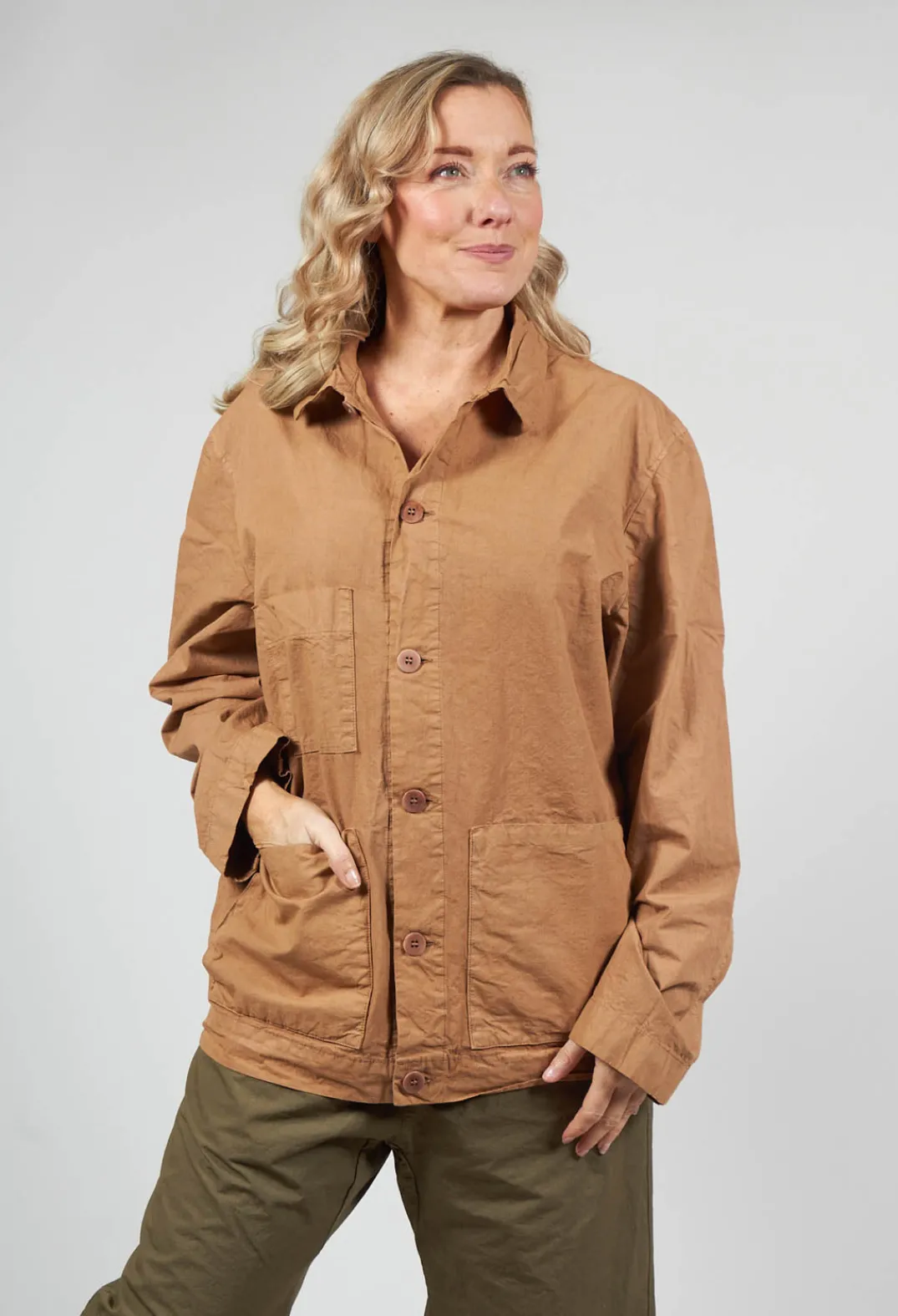 Album Di Famiglia Shirts & Blouses^Overshirt CC in Pottery