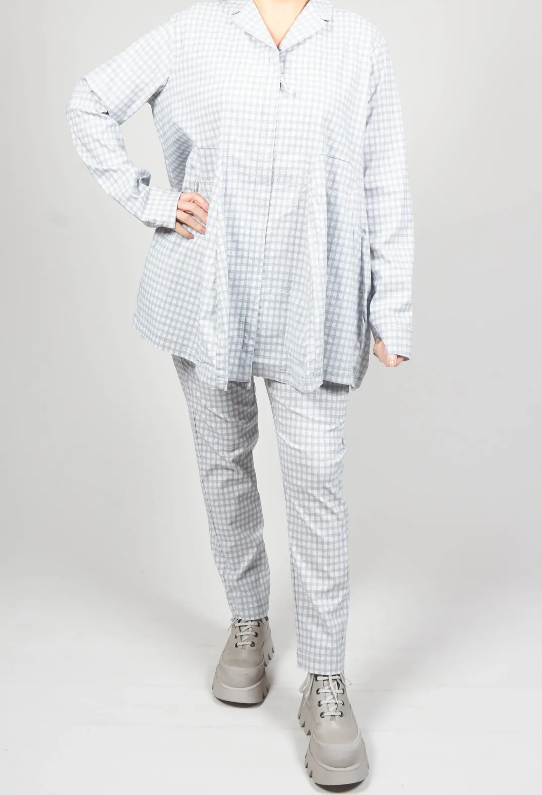 Rundholz Black Label Jackets^Oversized Lightweight Jacket in Water Check