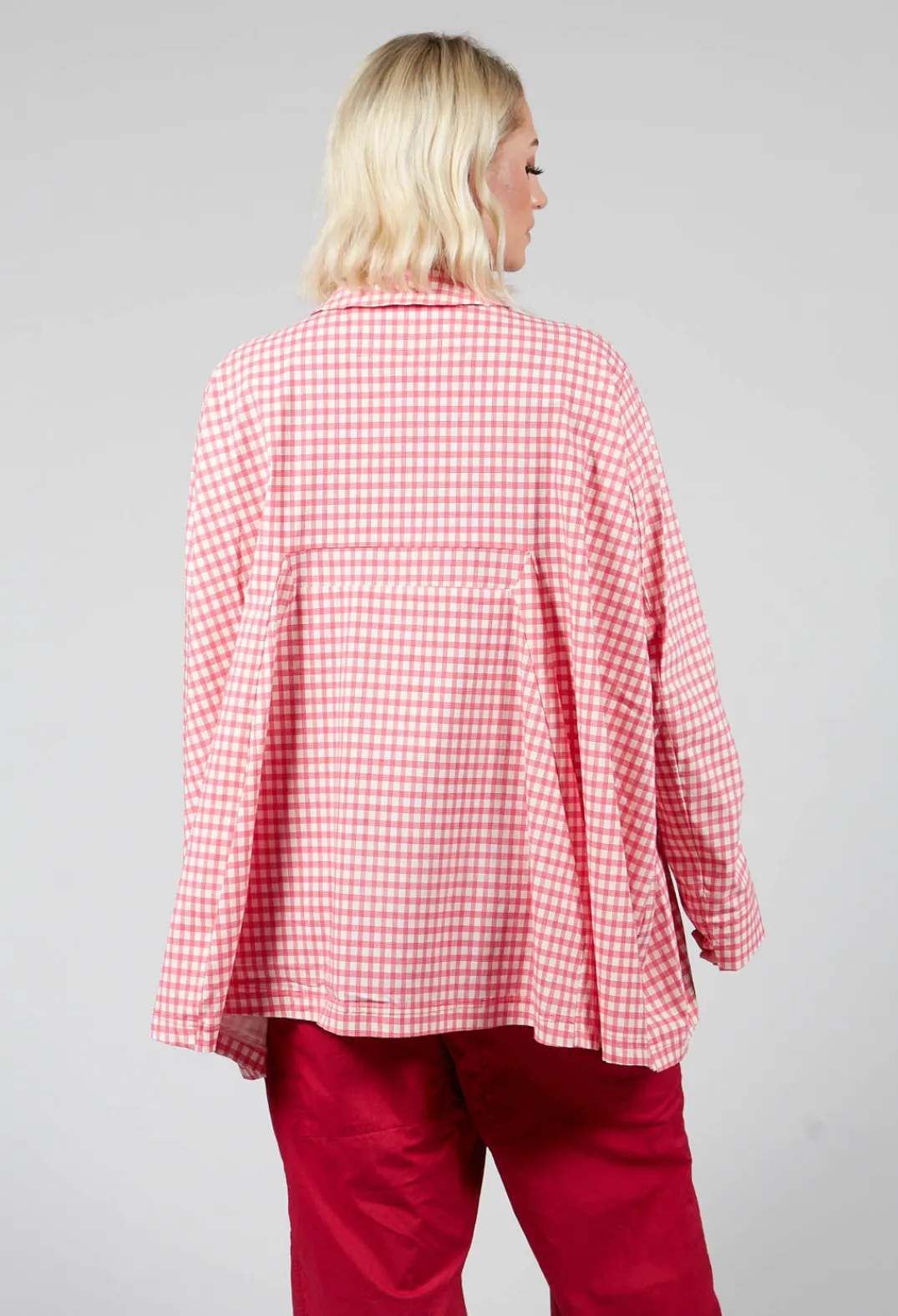 Rundholz Black Label Jackets^Oversized Lightweight Jacket in Cherry Check