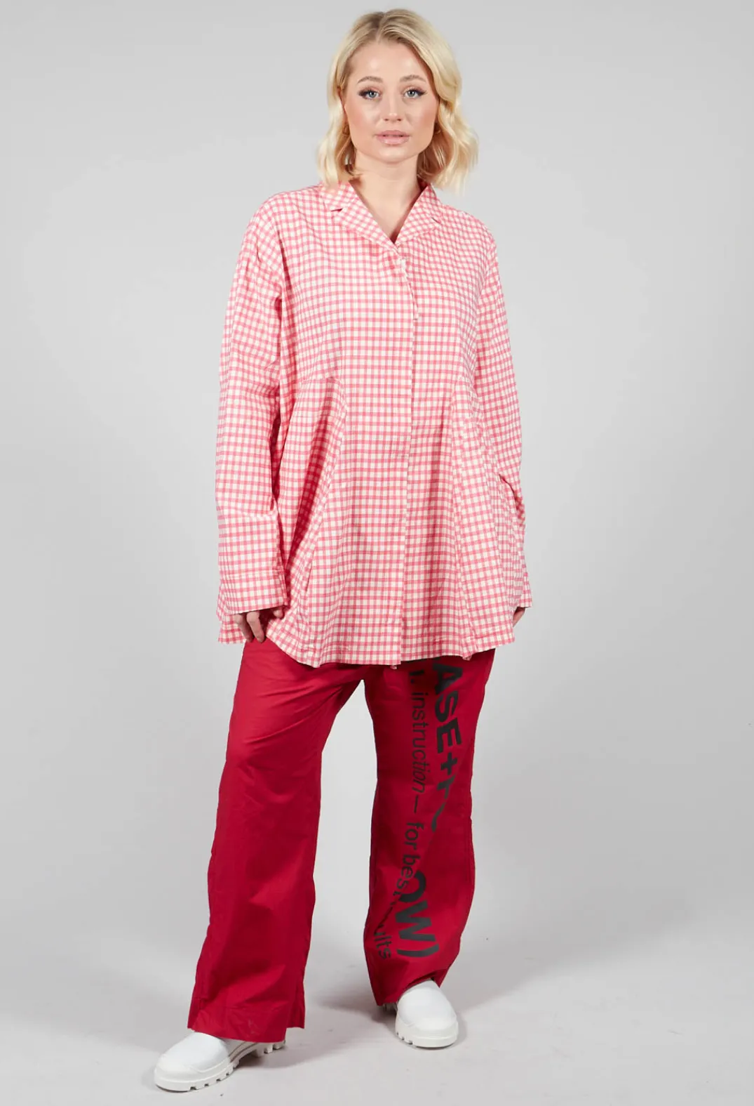 Rundholz Black Label Jackets^Oversized Lightweight Jacket in Cherry Check