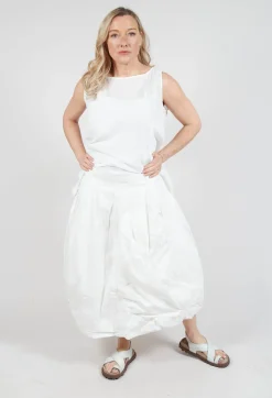 Rundholz Mainline Skirts^Oversized Pocket Skirt in Starwhite