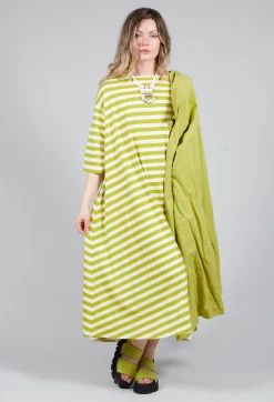 Apuntob Dresses^Oversized T-Shirt Dress in Pistachio