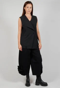 Mei Meij Jackets^Oversized Waistcoat in Nero