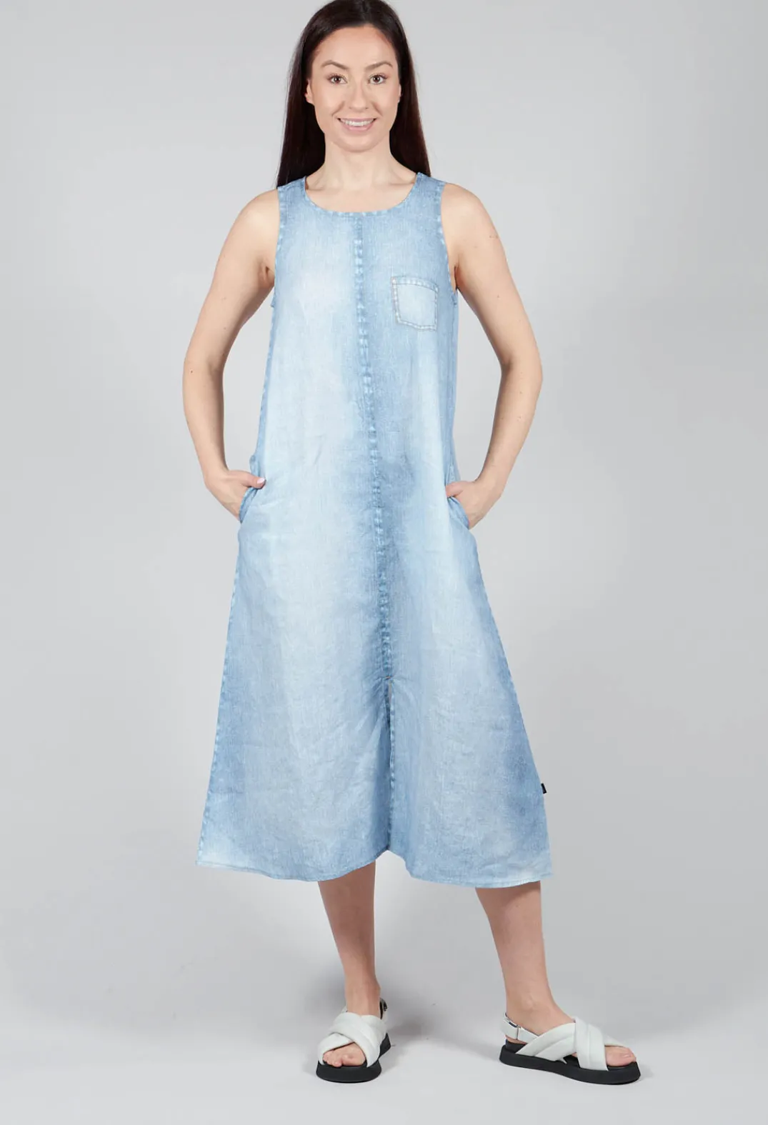 Elemente Clemente Dresses^Owo Dress in Denim