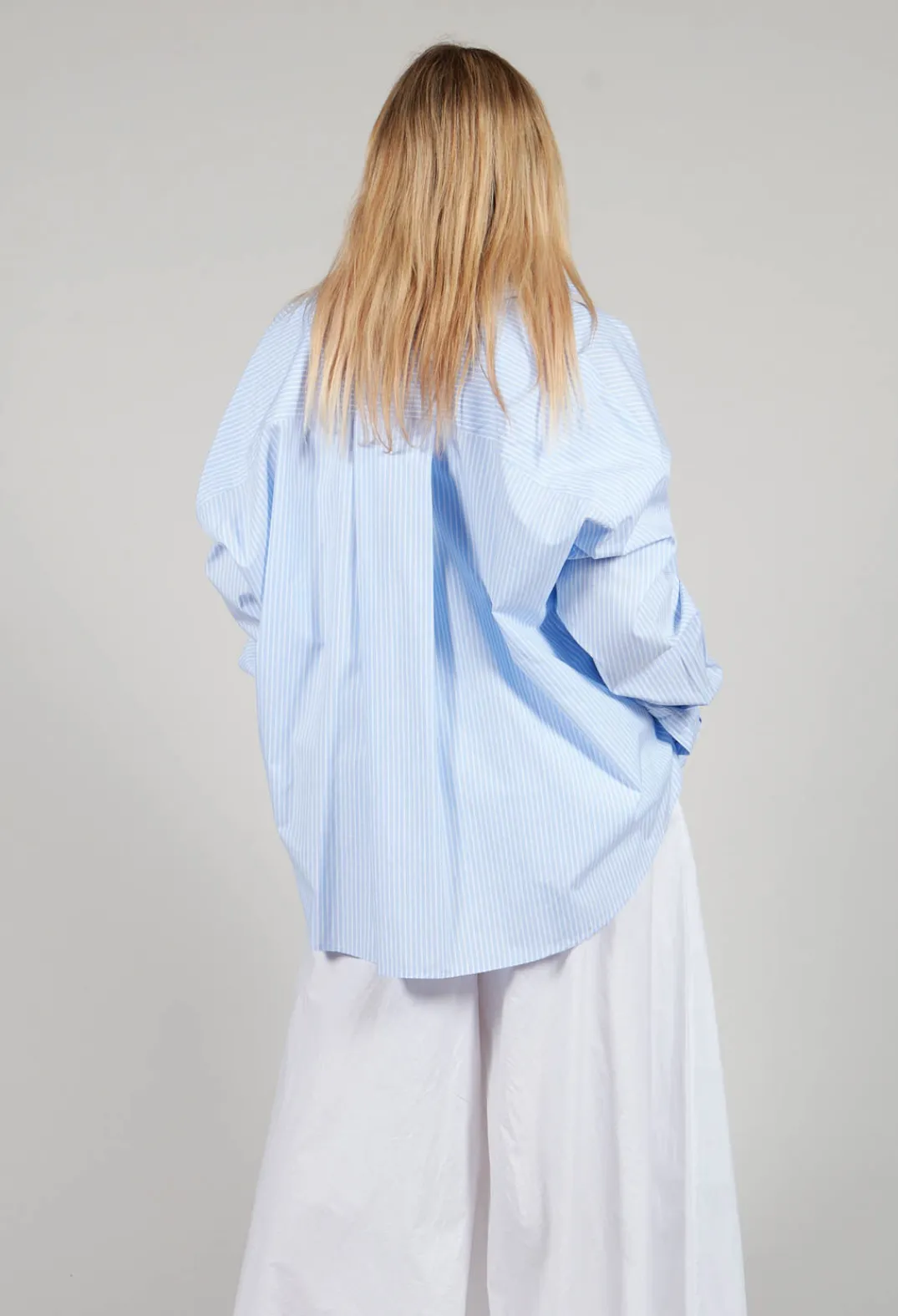 Amici Shirts & Blouses^Oxford Shirt in Striped Blue