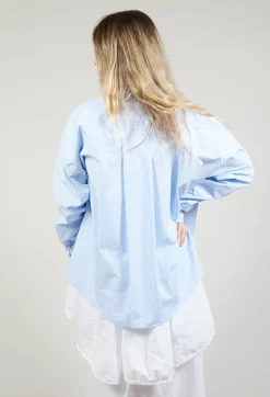 Amici Shirts & Blouses^Oxford Shirt in Striped Blue