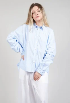 Amici Shirts & Blouses^Oxford Shirt in Striped Blue