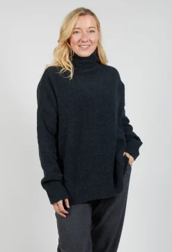 La Vaca Loca Tops^Pablo Knitted Jumper in Phantom Grey