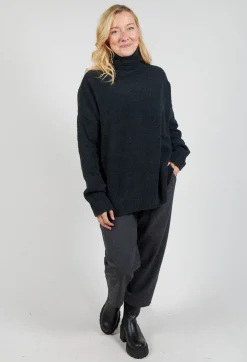 La Vaca Loca Tops^Pablo Knitted Jumper in Phantom Grey